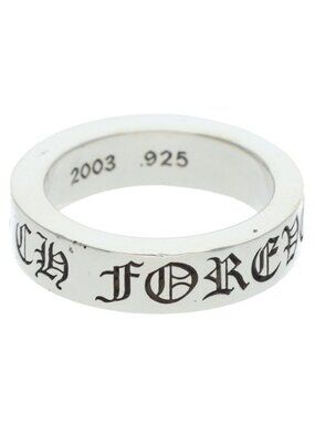 Chrome Hearts Spacer Forever Silver Ring